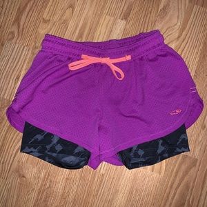 Purple champion shorts